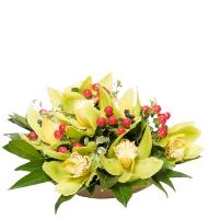 petal-perfection-orchid-cymbidium-arrangement