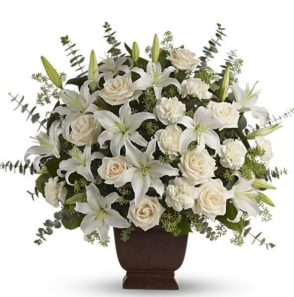 elegant-tribute-white-flower-arrangement-roses-and-lilies