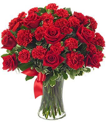 honey-bouquet-red-flowers-roses-carnations