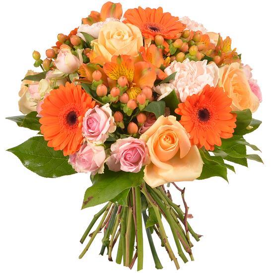 joy-galore-bouquet-orange-pink-flowers
