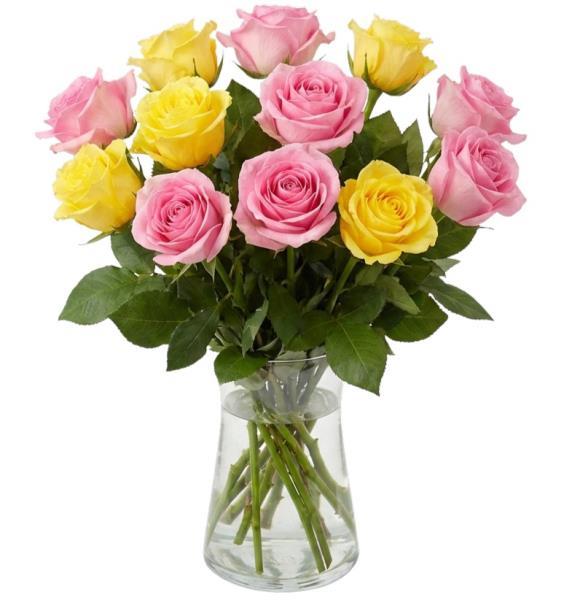 pink-and-yellow-roses