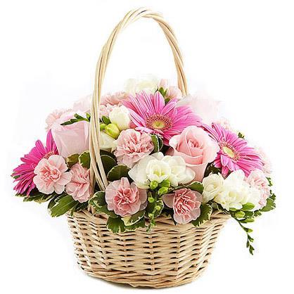 pink-lady-flower-basket