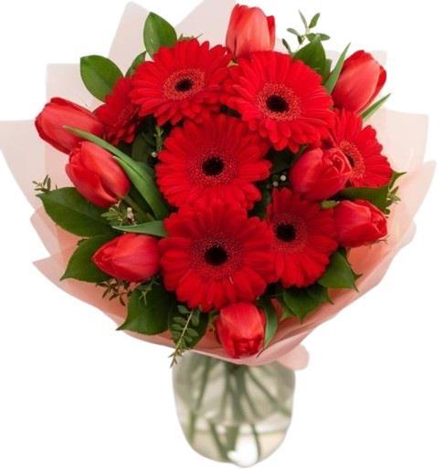 red-tulips-and-red-gerberas