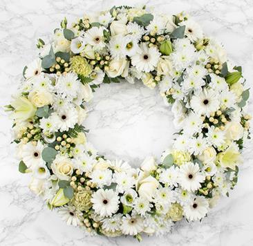 serenity-farewell-white-funeral-wreath