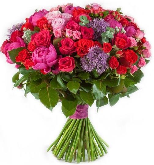 spring-day-bouquet-red-pink-flowers