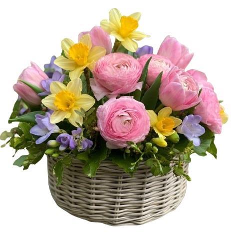 spring-flower-basket