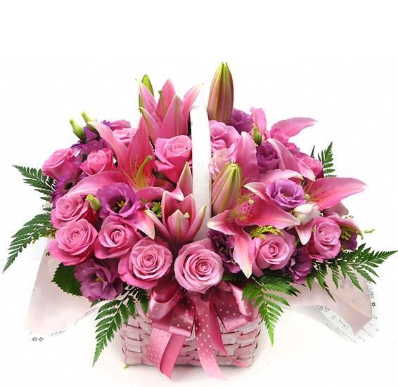 sweet-serenade-pink-basket-arrangement